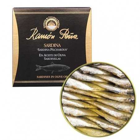 Small sardines in olive oil Ramón Peña, 35 u, (Black label RO150)
