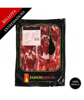 Bellota 100% pure Iberian Ham (Extremadura) - Pata Negra sliced 100g