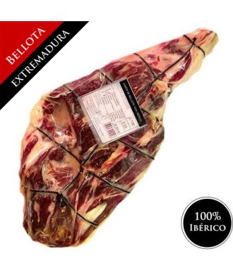 Jamón de Bellota 100% Ibérico (Extremadura) - Pata Negra DESHUESADO