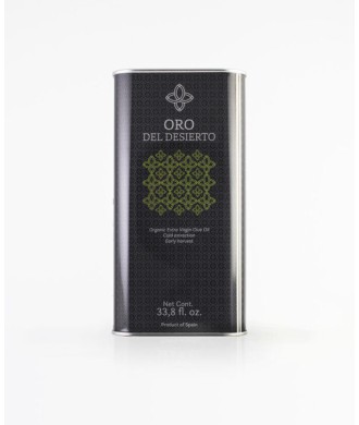 Oro del Desierto Picual Ecológico 1l, Aceite de Oliva Virgen Extra Ecológico