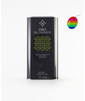 Oro del Desierto Coupage Ecológico 1l, Aceite de Oliva Virgen Extra