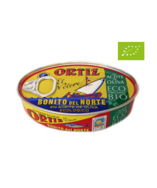 White Tuna in Organic Extra Virgin Olive Oil Ortiz 112gr.